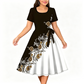 😍✨Rochie pentru femei cu imprimeu floral, croială în formă de A🌺👗