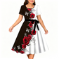 😍✨Rochie pentru femei cu imprimeu floral, croială în formă de A🌺👗