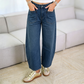 👖✨Pantaloni Largi Femei cu Talie Înalță și Buzunare Mari – Bumbac Spălat Moale, Siluetă Alungită | 3 Culori | S-2XL🌿