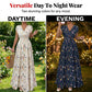 👗Rochie maxi pentru femei cu decolteu în V, talie elastică și imprimeu floral🌿