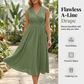 👗Rochie elegantă pentru femei, fără mâneci, cu decolteu în V