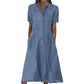 💙 Rochie femei din denim, stil elegant și casual