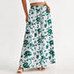 🌸 Pantaloni cu talie înaltă și picior larg, cu imprimeu floral – ușori și fluizi – spate elastic, perfecți pentru vară sau vacanțe la resort – eleganți și comozi ✨