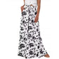 🌸 Pantaloni cu talie înaltă și picior larg, cu imprimeu floral – ușori și fluizi – spate elastic, perfecți pentru vară sau vacanțe la resort – eleganți și comozi ✨