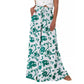 🌸 Pantaloni cu talie înaltă și picior larg, cu imprimeu floral – ușori și fluizi – spate elastic, perfecți pentru vară sau vacanțe la resort – eleganți și comozi ✨