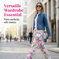 🌸 Pantaloni de damă cu design floral 🌿 Talie ajustabilă, croială confortabilă și eleganță naturală ✨
