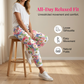 🌸 Pantaloni de damă cu design floral 🌿 Talie ajustabilă, croială confortabilă și eleganță naturală ✨