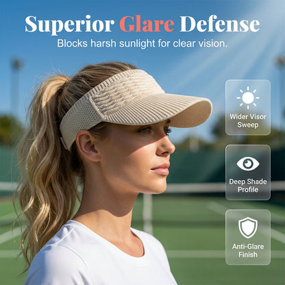 ☀️ 1+1 GRATIS | OFERTĂ SPECIALĂ 49% REDUCERE 🧢Șapcă sport femei bor larg anti-UV, material respirabil
