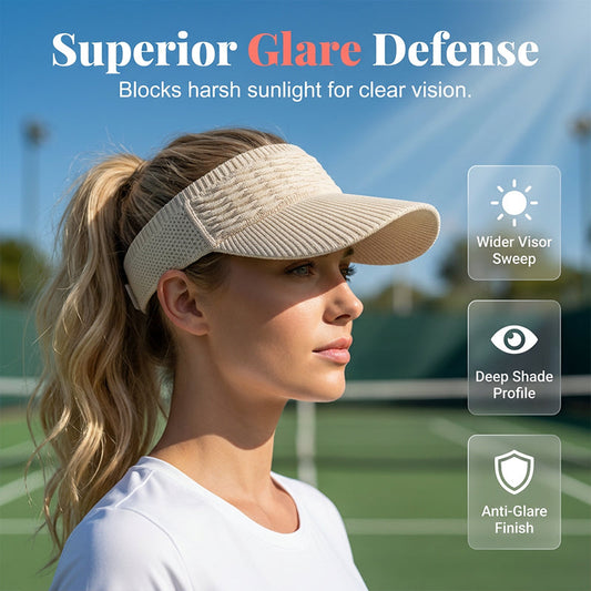 ☀️ 1+1 GRATIS | OFERTĂ SPECIALĂ 49% REDUCERE 🧢Șapcă sport femei bor larg anti-UV, material respirabil