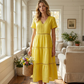 Rochie elegantă pentru femei, cu decolteu în V și inserții din dantelă