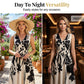 Rochie maxi pentru femei, cu imprimeu floral, decolteu în V și talie răsucită