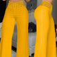 🌿Pantaloni casual pentru femei, cu talie înaltă și picior larg