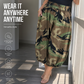 Pantaloni scurți de camuflaj pentru femei, vară