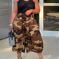 Pantaloni scurți de camuflaj pentru femei, vară