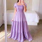 🌸 Rochie maxi elegantă femei cu volane, croială lejeră confortabilă