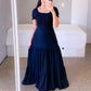 🌸 Rochie maxi elegantă femei cu volane, croială lejeră confortabilă