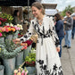 💃Rochie maxi elegantă pentru femei, cu imprimeu floral