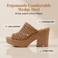 ✨ Sandale elegante casual cu platformă, model cu vârf deschis pentru femei 👡