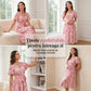 🌸Rochie romantică florală cu volane