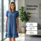 👗✨Rochie elegantă din denim spălat – Eleganță zilnică fără efort💙