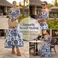 🌸 Rochie feminină de resort cu umerii goi, decupaj la talie și imprimeu cu margarete