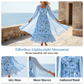 Set elegant de rochie cu imprimeu floral, din două piese, pentru femei
