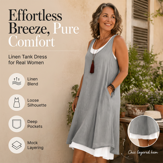 📢📢REDUCERE DE 45%!! ✨💃 Rochie fără mâneci din două piese pentru femei, cu efect de costum