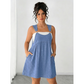 🌸 Rochie salopetă casual femei, croială confortabilă