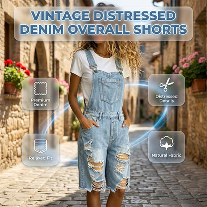 ✨ Șorturi denim distrus femei, croială casual confortabilă