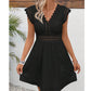 ✨ Rochie de vară elegantă cu decolteu V și dantelă