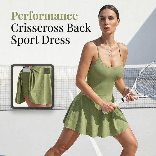 ✨ Rochie sport elegantă pentru femei cu spatele încrucișat