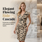 🌷 Rochie înfășurată femei de vară, decolteu V, mâneci cu volane și imprimeu floral, confortabilă