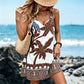 Rochie mini de vară pentru femei cu imprimeu tropical boho