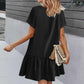 ⌛Ofertă limitată — Rochie casual din bumbac și in