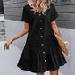 ⌛Ofertă limitată — Rochie casual din bumbac și in