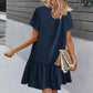 ⌛Ofertă limitată — Rochie casual din bumbac și in
