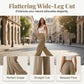 🤍 Pantaloni casual femei de vară cu talie înaltă și picioare largi, confortabili, croială lejeră