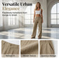 🤍 Pantaloni casual femei de vară cu talie înaltă și picioare largi, confortabili, croială lejeră