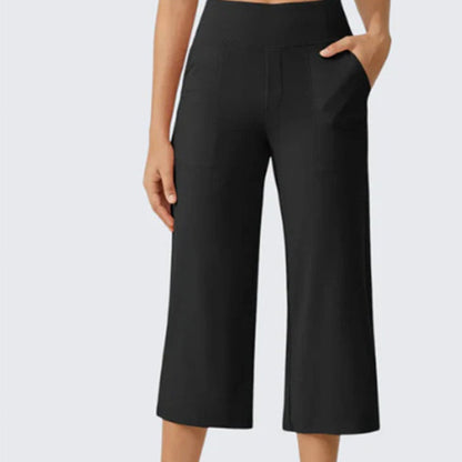 👖✨Pantaloni scurți, lejeri, cu talie largă pentru femei – Buzunare laterale, respirabili, versatili 🌿