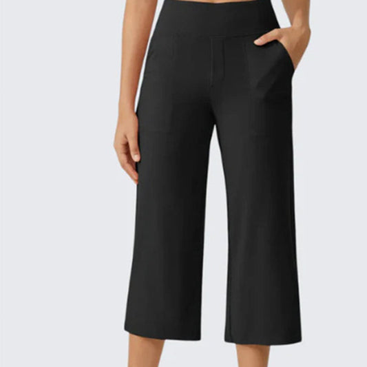 👖✨Pantaloni scurți, lejeri, cu talie largă pentru femei – Buzunare laterale, respirabili, versatili 🌿