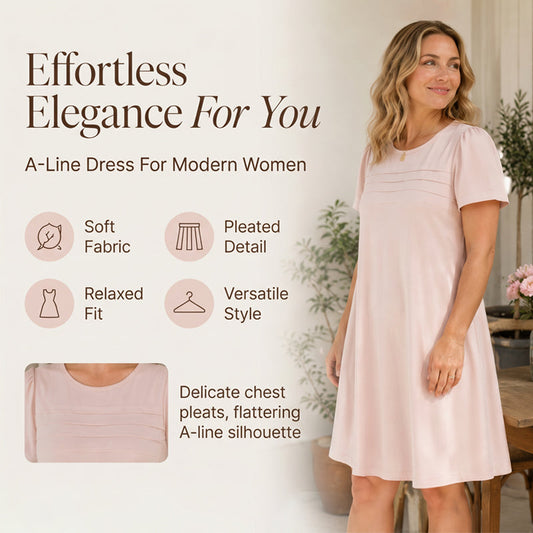 Rochie casual în linie A pentru femei