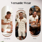 Set de vară casual din tricot waffle, 2 piese pentru bărbați