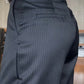 Pantaloni de costum casual cu talie înaltă, croi drept, pentru femei