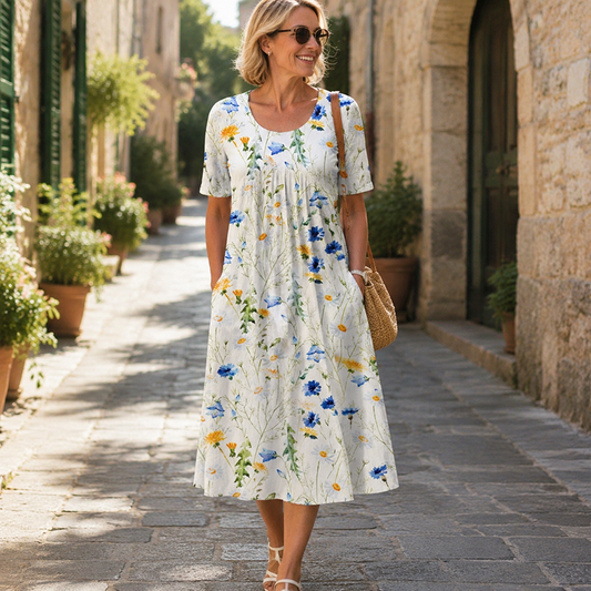 Rochie casual pentru femei cu imprimeu floral