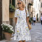 Rochie casual pentru femei cu imprimeu floral