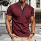 Cămașă Henley Casual pentru Bărbați