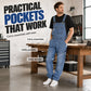 👖Salopete din Denim pentru Bărbați, Croială Clasică – Confortabile, Practice și Stilate fără Efort✨