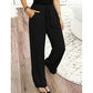 💖 Pantaloni Drepti cu Dantela Laterala & Snur – Alungesc Silueta, Confortabili & Eleganti – Pentru Femeia care Iubeste Stilul fara Efort ✨