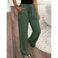 💖 Pantaloni Drepti cu Dantela Laterala & Snur – Alungesc Silueta, Confortabili & Eleganti – Pentru Femeia care Iubeste Stilul fara Efort ✨