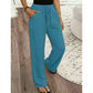 💖 Pantaloni Drepti cu Dantela Laterala & Snur – Alungesc Silueta, Confortabili & Eleganti – Pentru Femeia care Iubeste Stilul fara Efort ✨